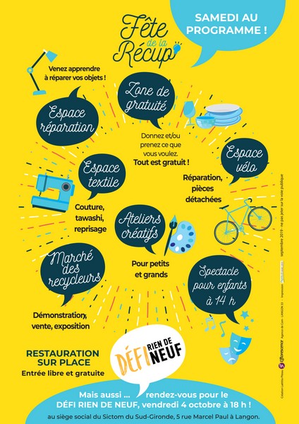 fête de la récup le 5 octobre